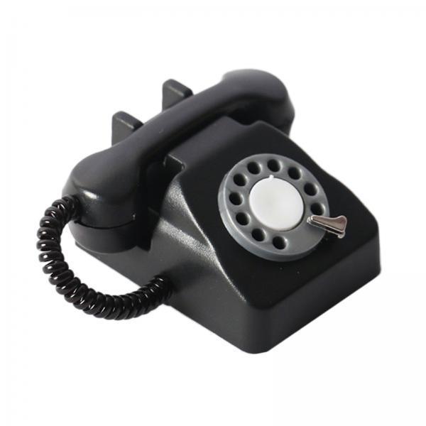 Phone Accessories Europe - Dollhouse Miniature Rotary Phone Plastic Desk