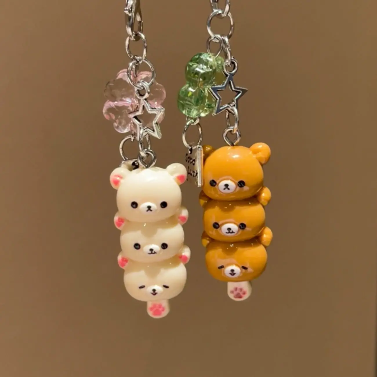 Phone Accessories For Teen Girls - Cute Bear Beaded Phone Charms Pendant,