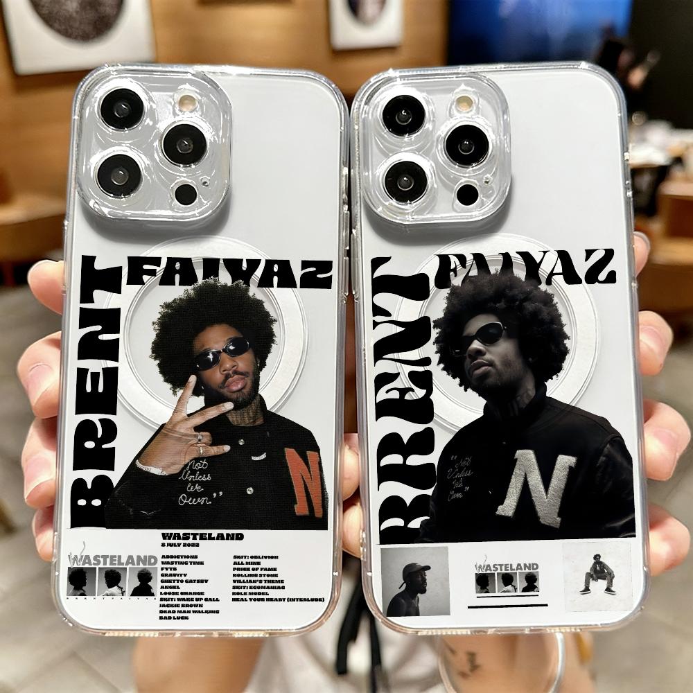 Phone Case Clear - B-Brent Faiyaz Rapper Phone Case For