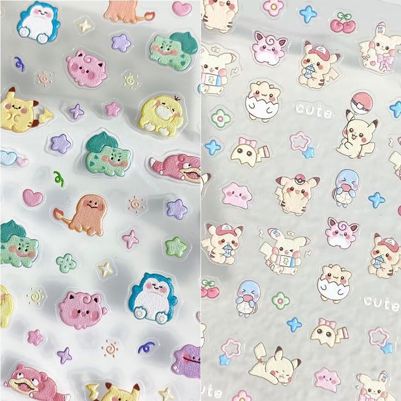 Pokémon Nail Stickers cute car - Phone Accessories In China ulasan dan harga