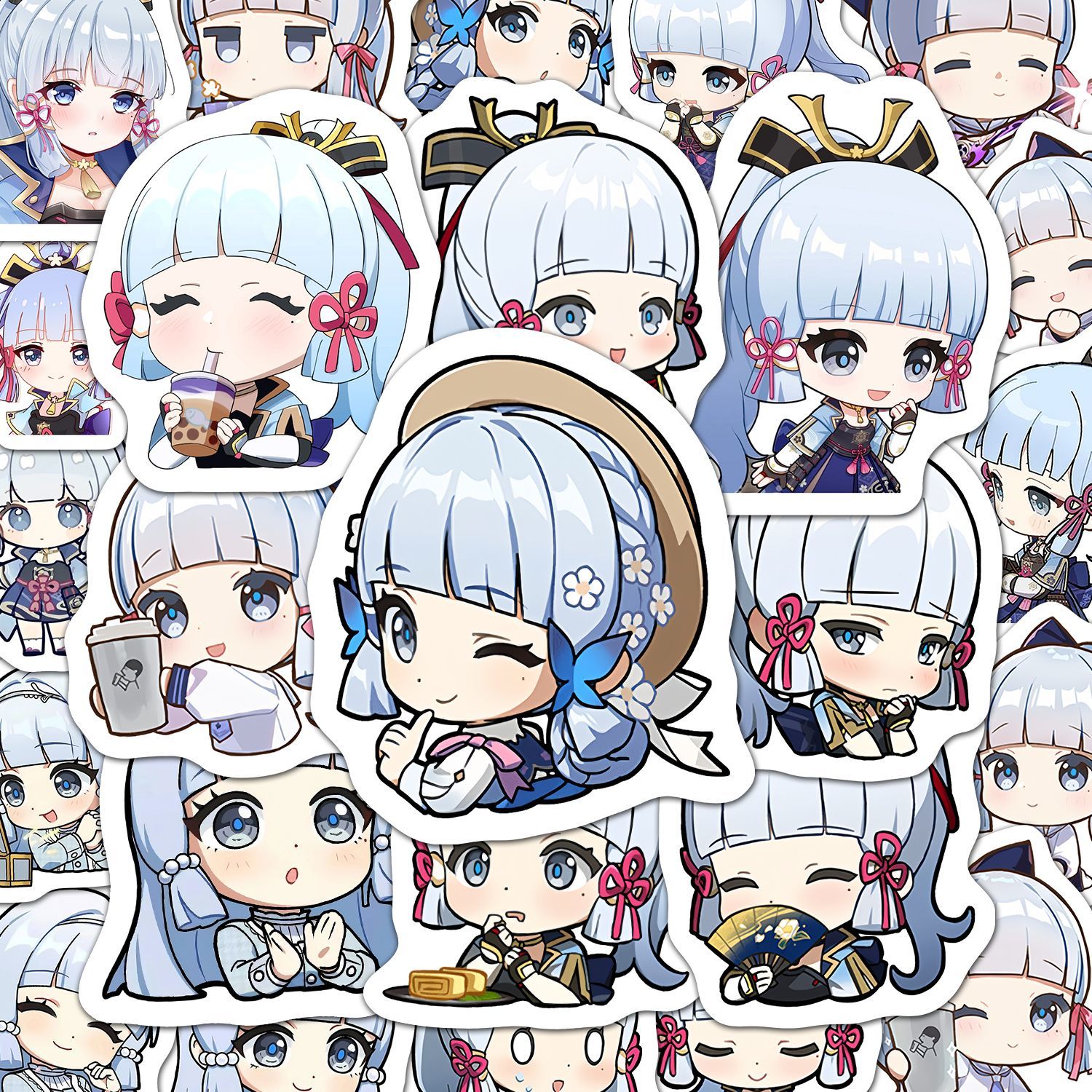 Kamisato Ayaka 60Pcs Genshin I - Phone Accessories In China ulasan dan harga