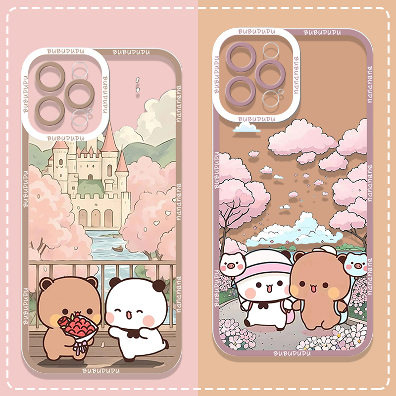 Cute BUBU DUDU Couple Clear Ph - Phone Case Clear ulasan dan harga