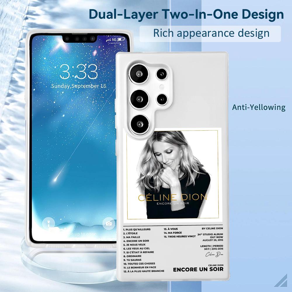 Singer C-Celine D-Dion Phone C - Phone Case Clear ulasan dan harga