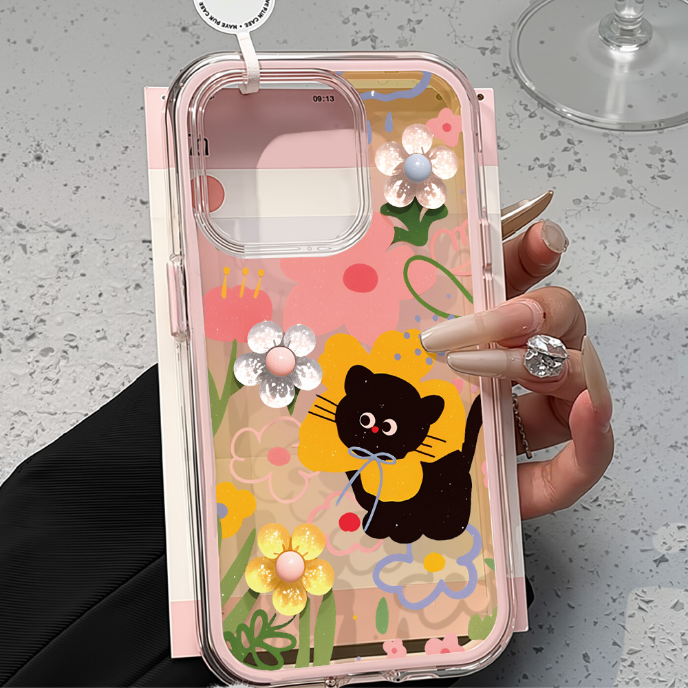 Clear Cute Cat Case For iPhone - Phone Case Clear ulasan dan harga