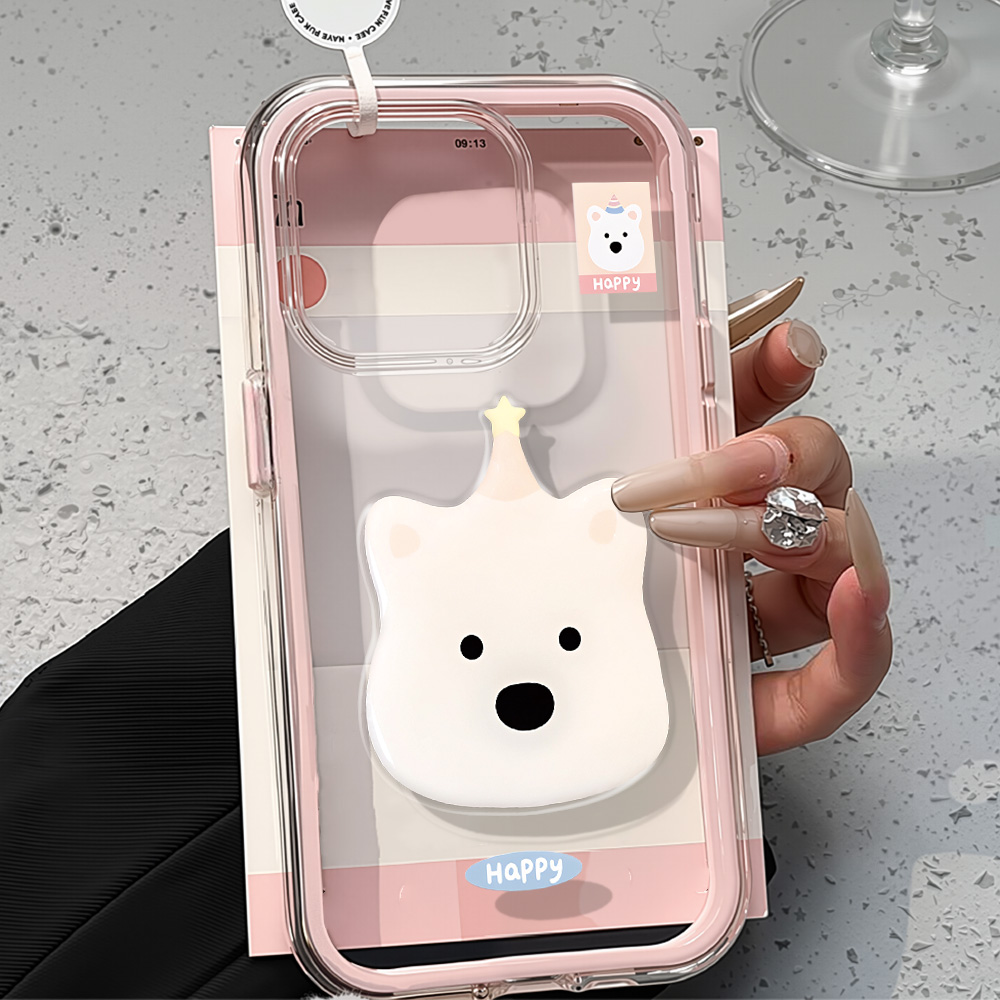 Clear Cute Cat Case For iPhone - Phone Case Clear ulasan dan harga