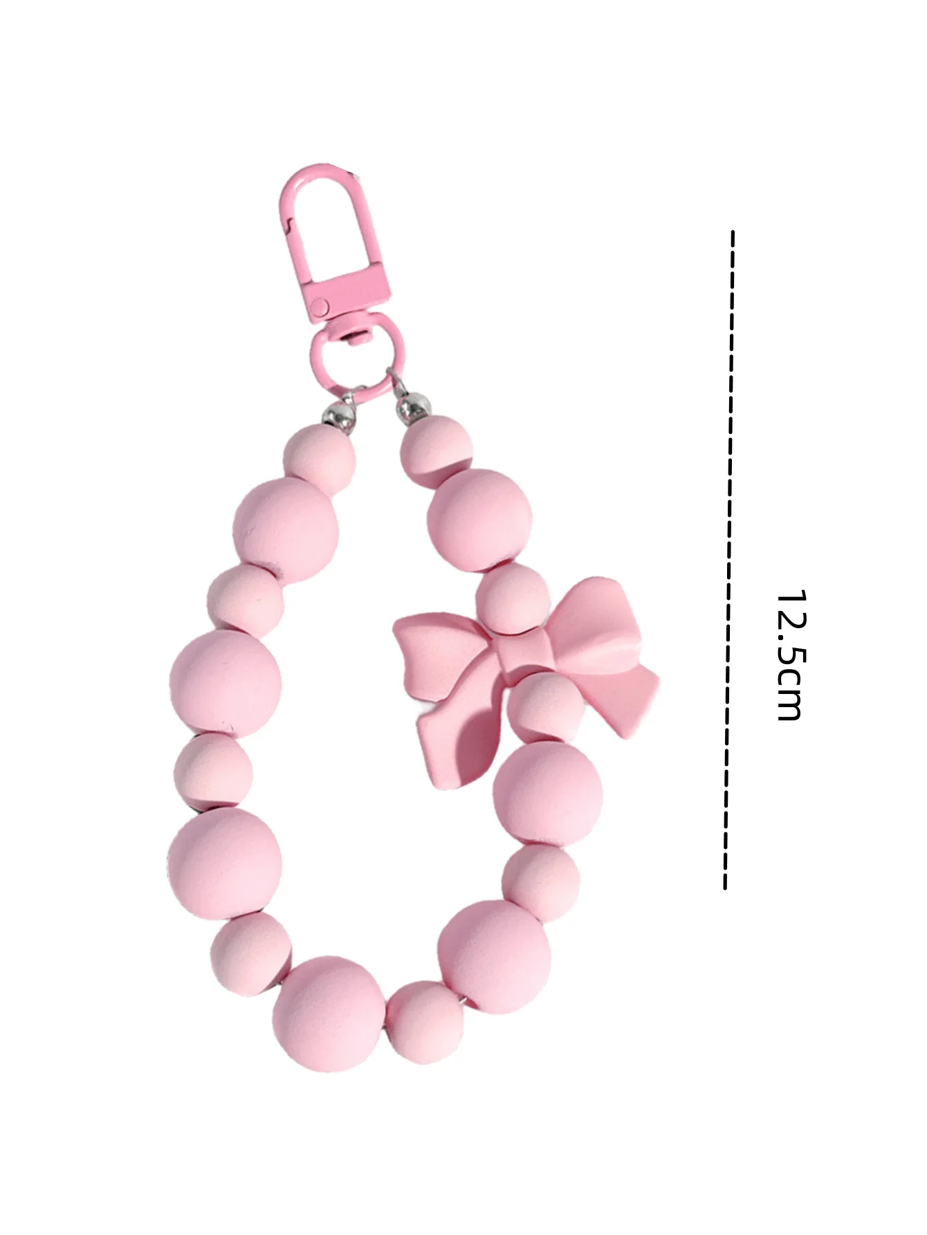 1pc Pink Pearl Bow Keychain Mo - Phone Accessories For Teen Girls ulasan dan harga