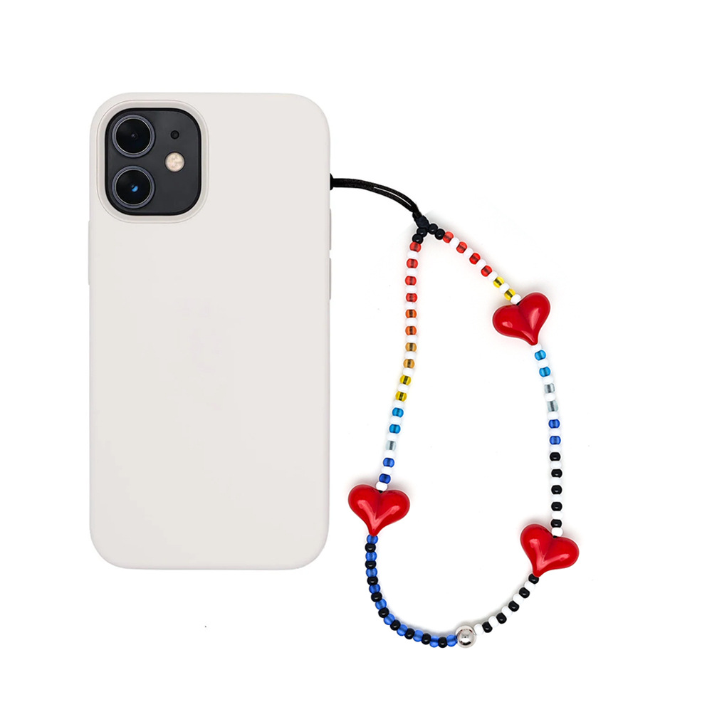 HERLOOK Y2K Beaded Heart Phone - Phone Accessories For Teen Girls ulasan dan harga