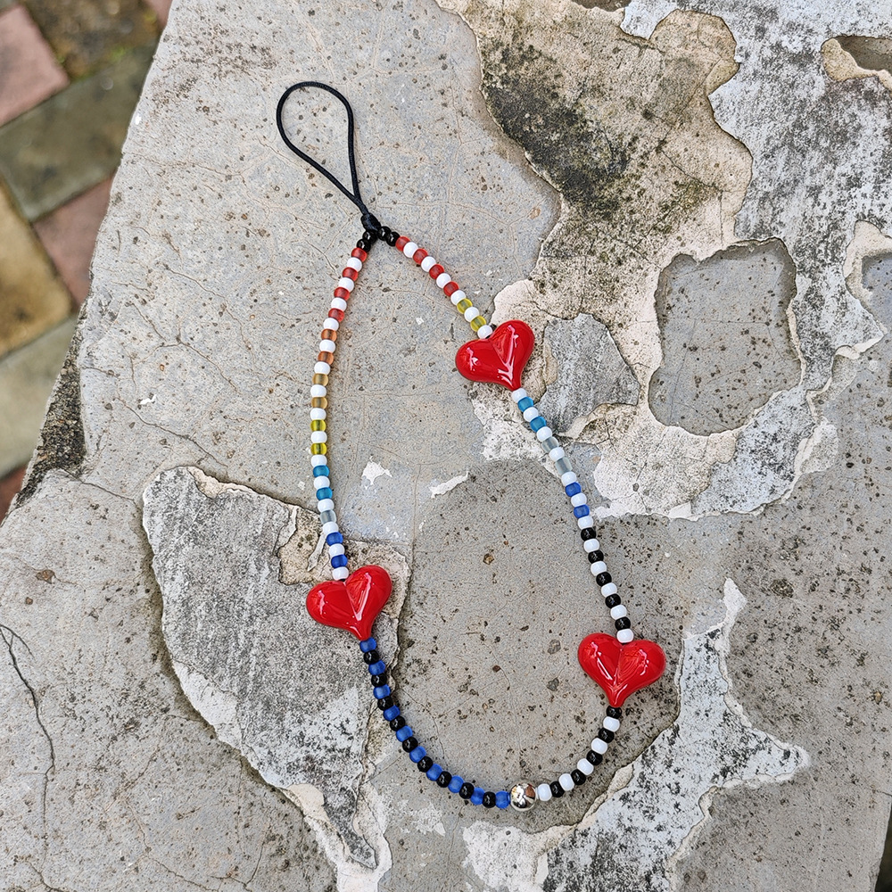 HERLOOK Y2K Beaded Heart Phone - Phone Accessories For Teen Girls ulasan dan harga
