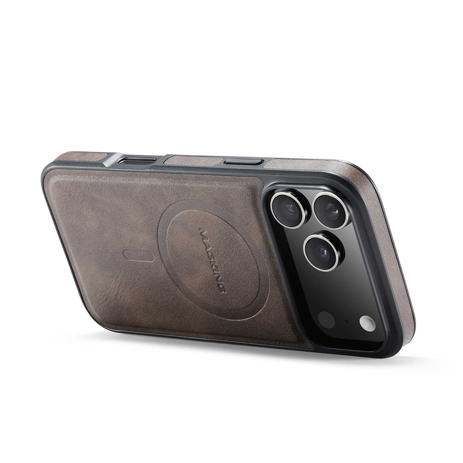 Leather Brand Magnetic Chargin - Phone Accessories Brand ulasan dan harga