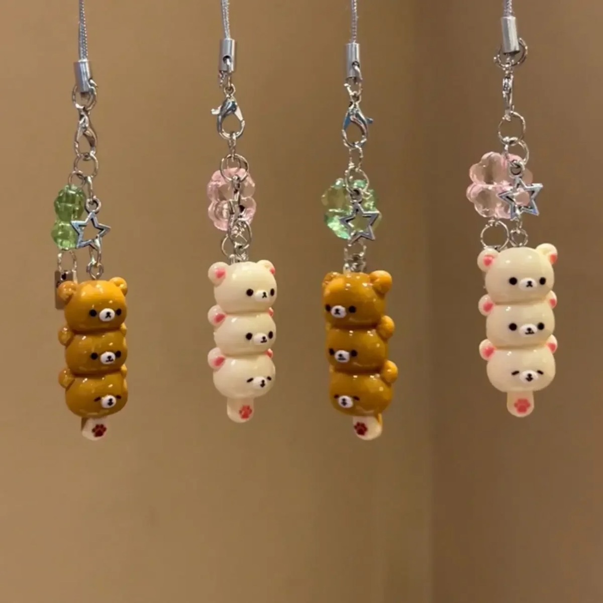 Cute Kawaii Bear Pendant Keych - Phone Accessories Warehouse ulasan dan harga