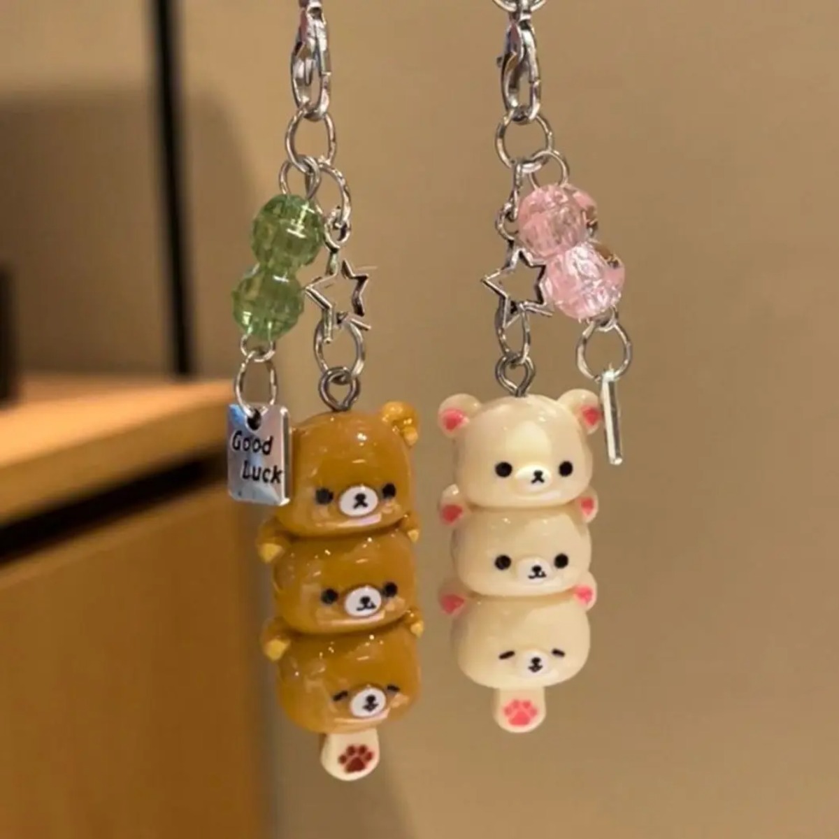 Cute Kawaii Bear Pendant Keych - Phone Accessories Warehouse ulasan dan harga