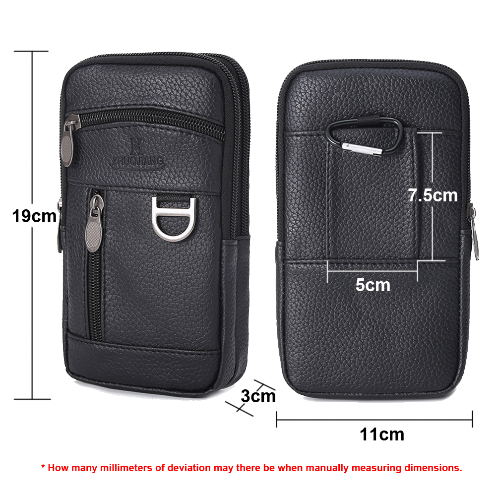 Men Waist Bag Mobile Phone Bag - Waterproof Phone Bag ulasan dan harga
