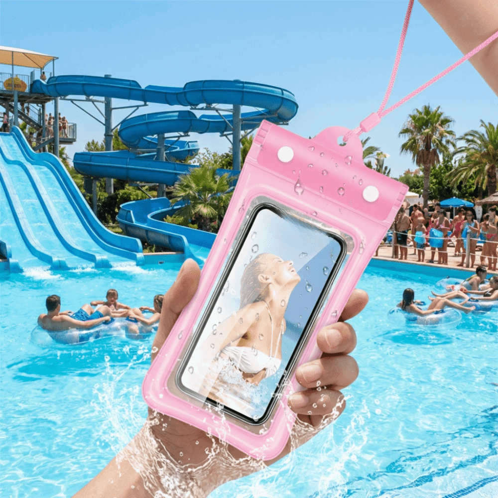 Floating Design Water-Sprinkli - Waterproof Phone Bag ulasan dan harga