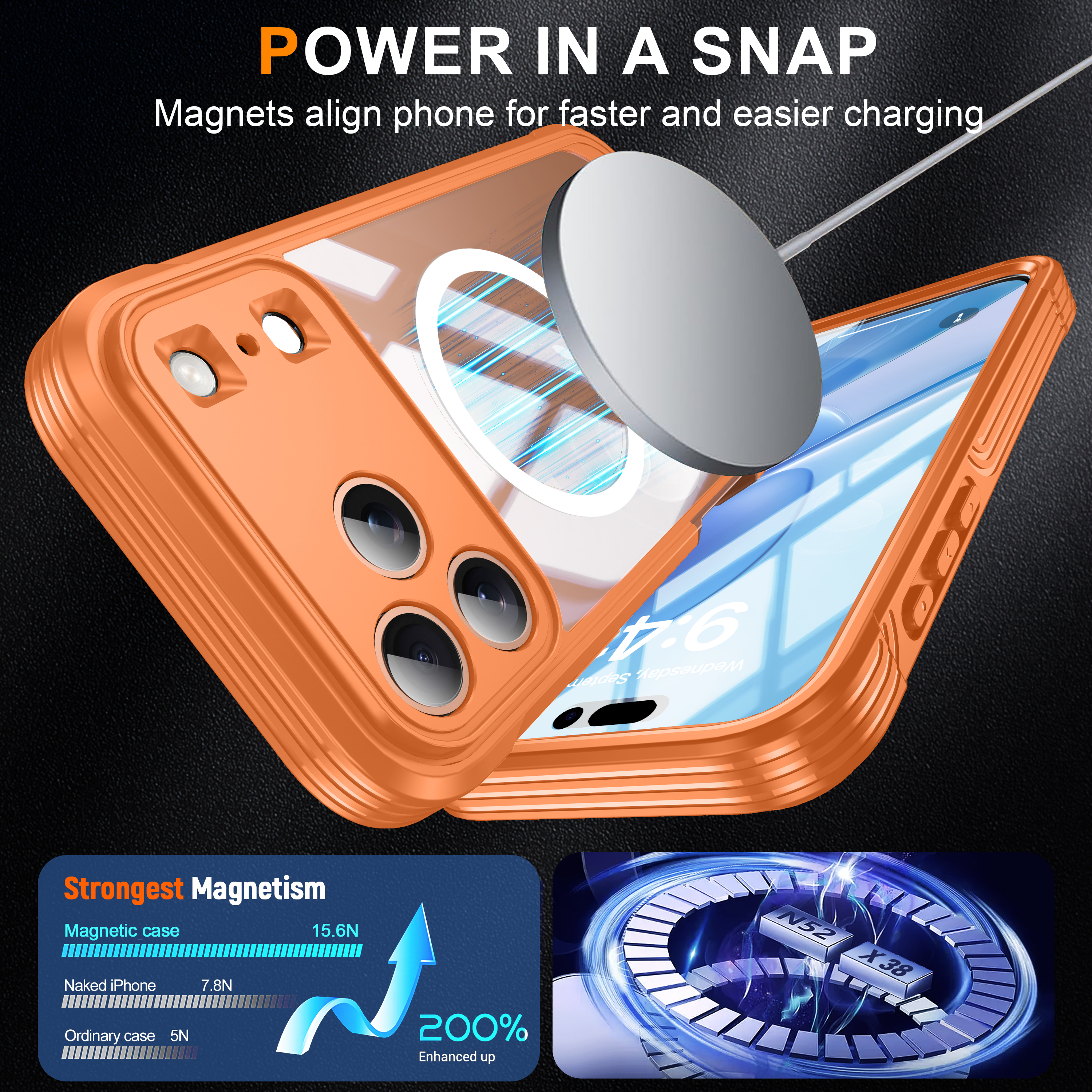Brand new color magnetic shock - Phone Accessories Brand ulasan dan harga