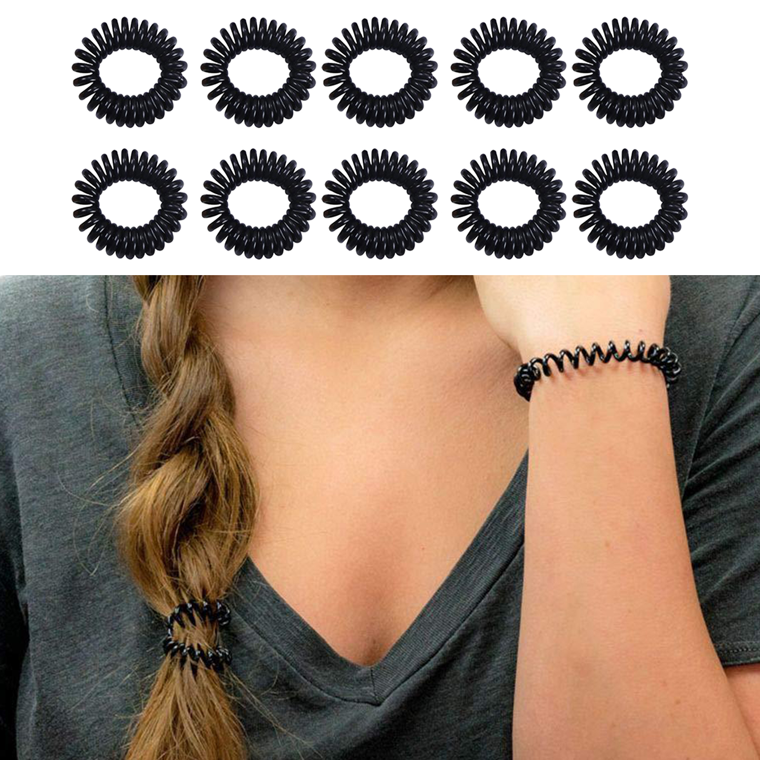 Transparent Hair Ties For Wome - Phone Accessories In China ulasan dan harga