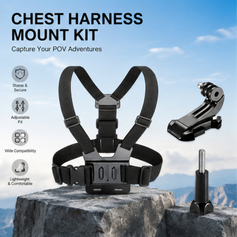 3-in-1 Chest Mount Set, Chest  - Phone Accessories Brand ulasan dan harga