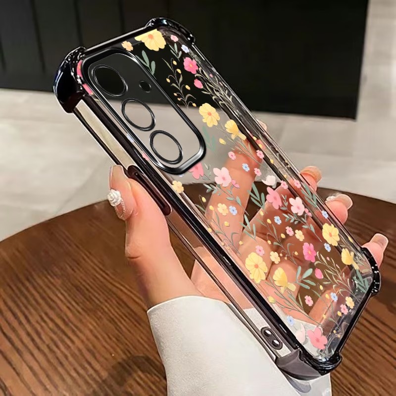 Plating Bumper Anti Fall Phone - Phone Case Clear ulasan dan harga