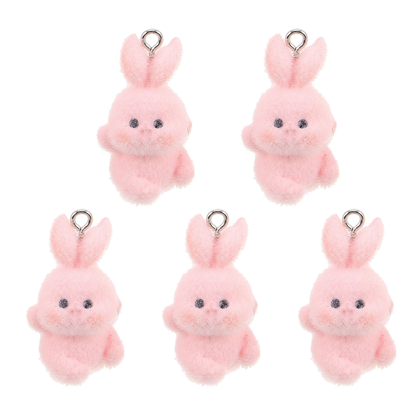 5Pcs Cartoon Rabbit Flocking B - Phone Accessories For Teen Girls ulasan dan harga