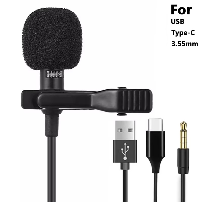 3.5mm Mini Portable Lavalier M - Type C Adapter ulasan dan harga