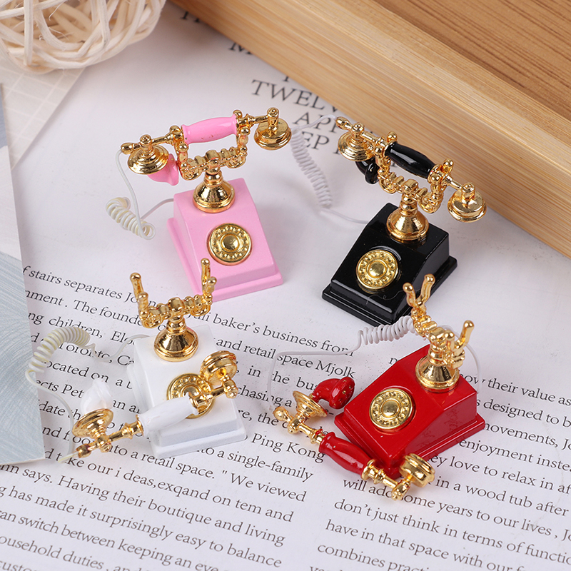 1Pc 1:12 Dollhouse Miniature V - Phone Accessories Europe ulasan dan harga