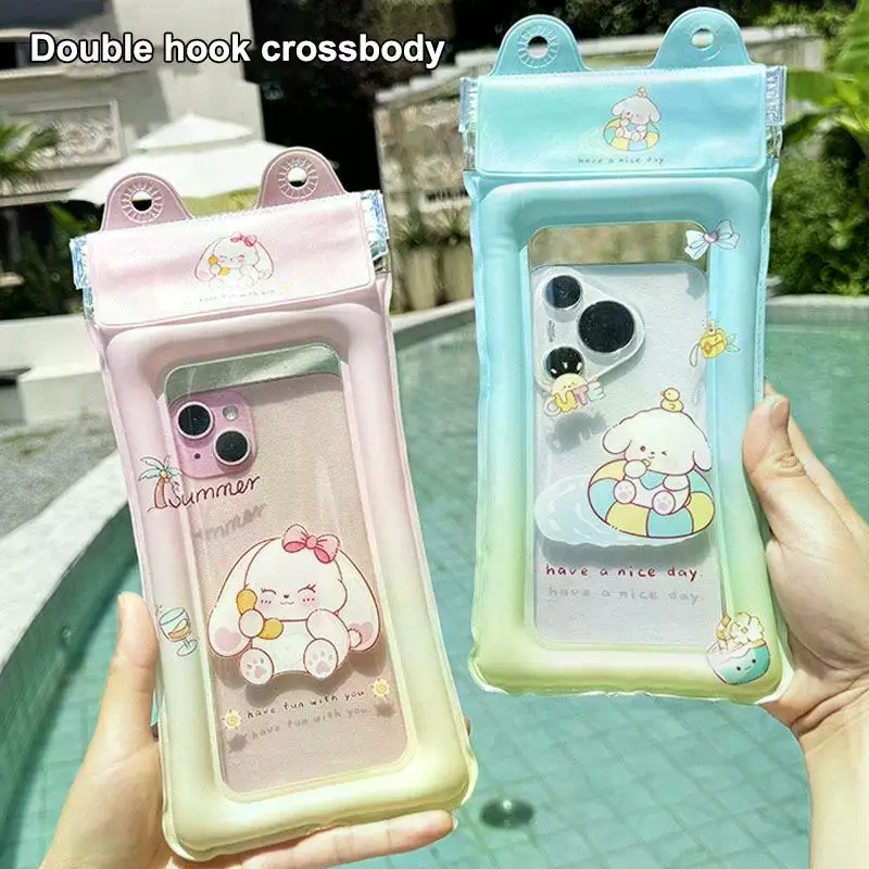 Cartoon Waterproof Phone Case  - Waterproof Phone Bag ulasan dan harga