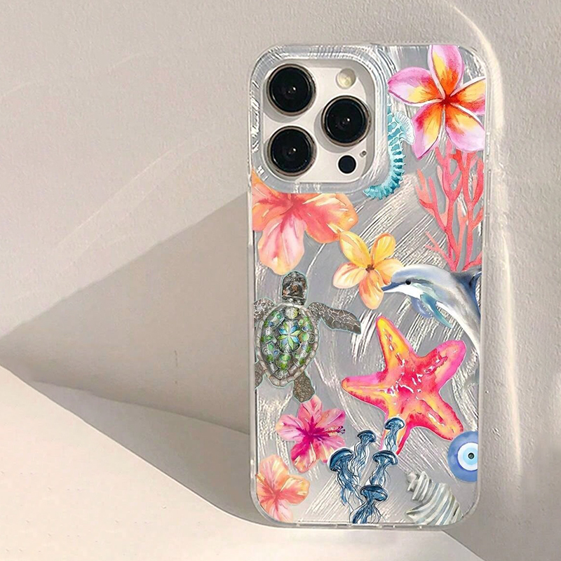 Summer Underwater Ocean Life C - Phone Case Clear ulasan dan harga