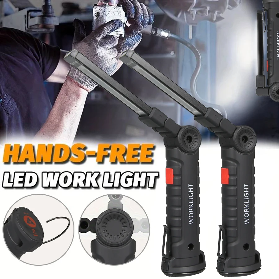New Portable COB LED Flashligh - Type C Adapter ulasan dan harga