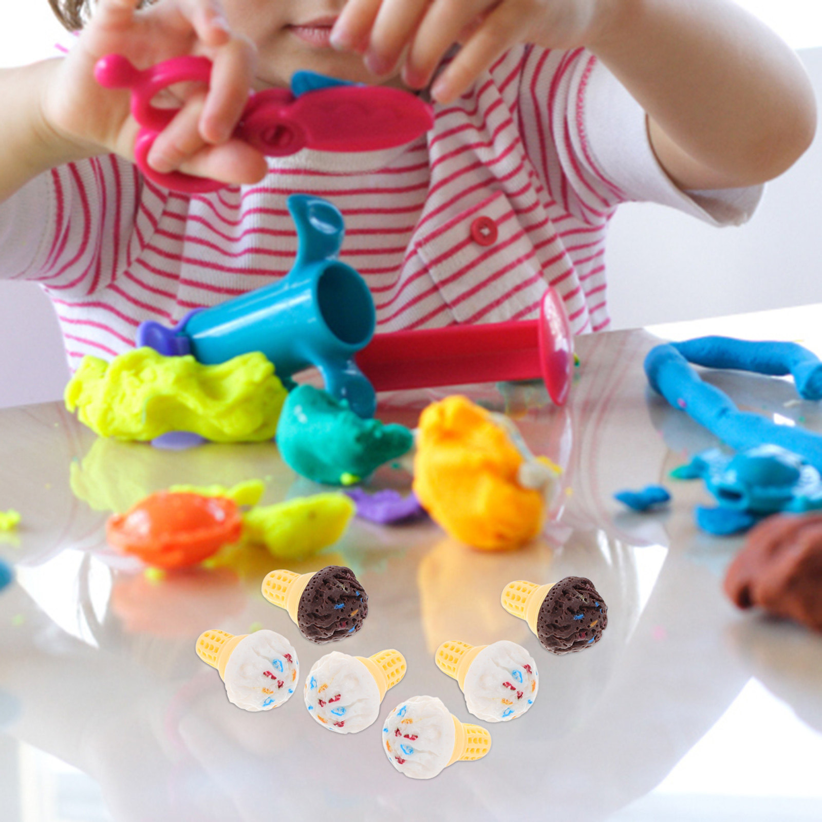 20Pcs Mini House Ice Cream Con - Phone Accessories Europe ulasan dan harga