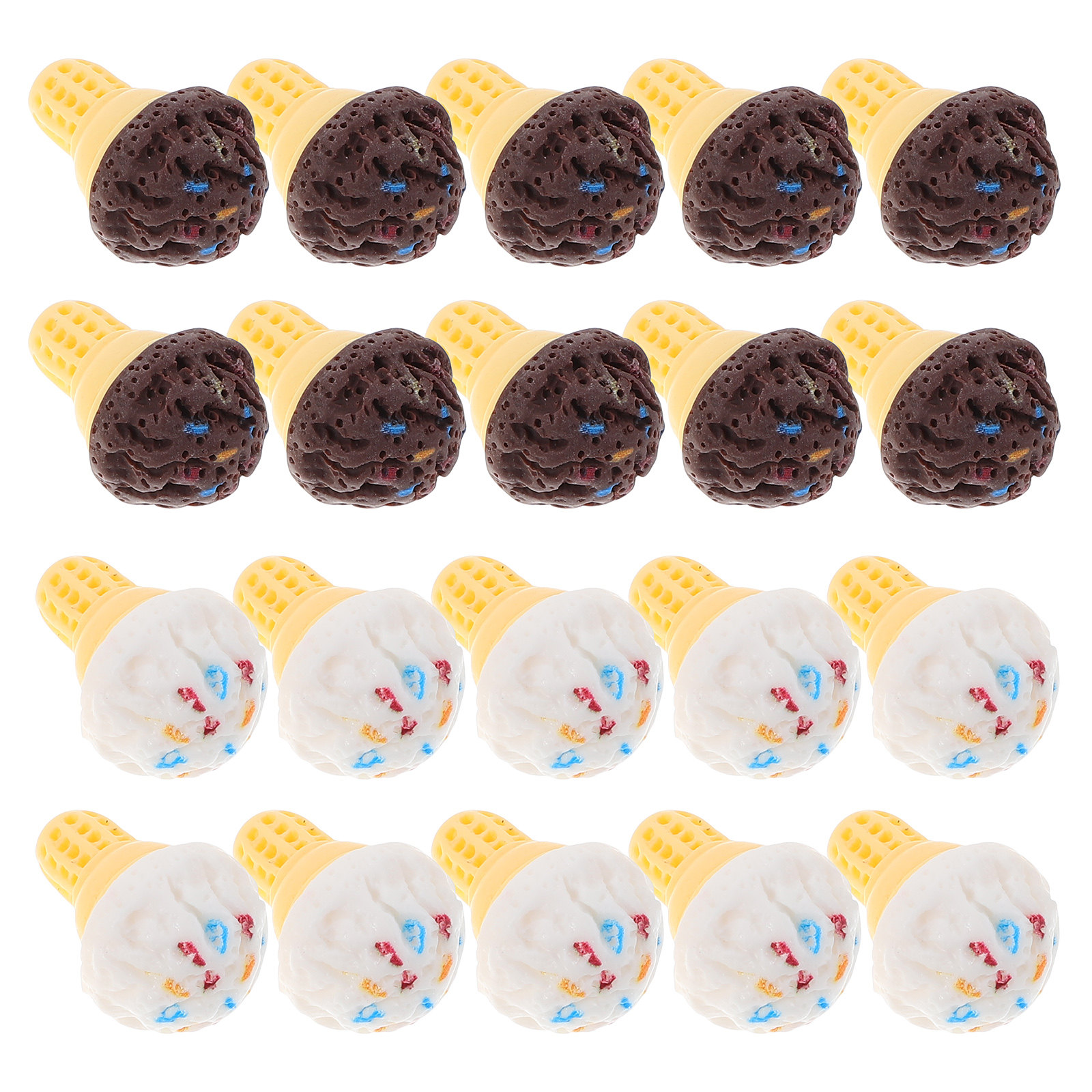 20Pcs Mini House Ice Cream Con - Phone Accessories Europe ulasan dan harga