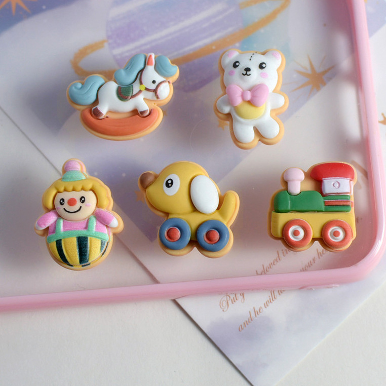 10Pcs/Lot Cute Flatback Resin  - Phone Accessories Europe ulasan dan harga