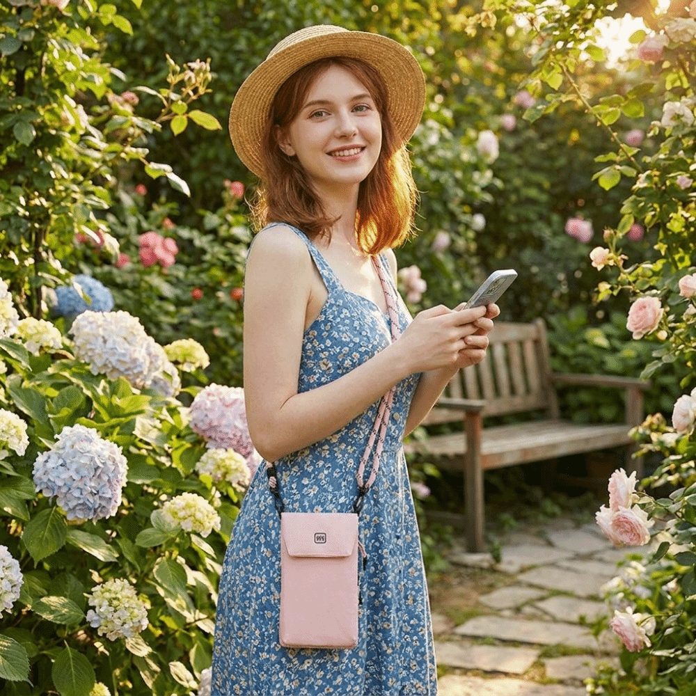Fashion Nylon Mobile Phone Bag - Waterproof Phone Bag ulasan dan harga