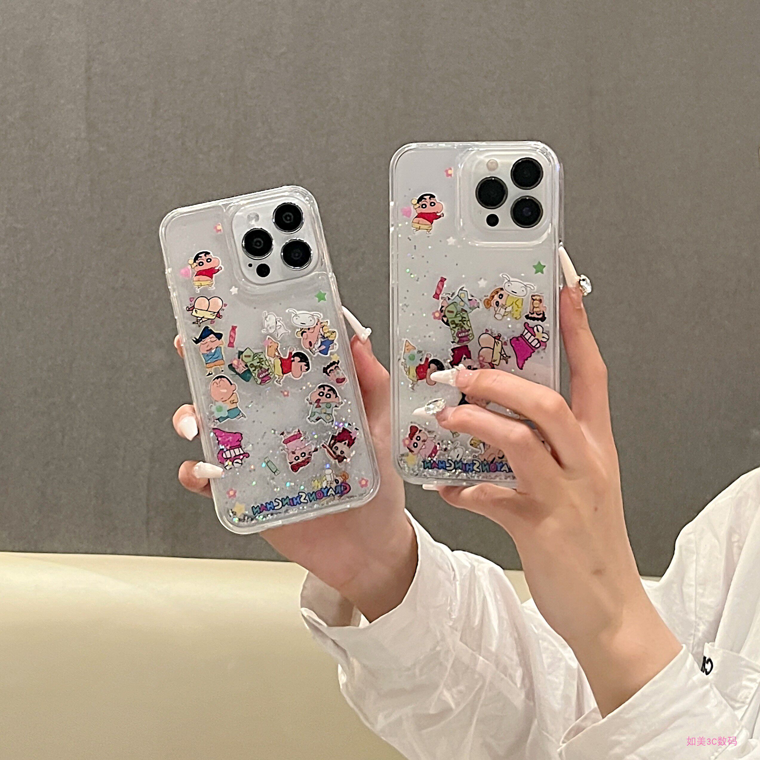 Cute Cartoon Japan Anime Crayo - Phone Case Clear ulasan dan harga