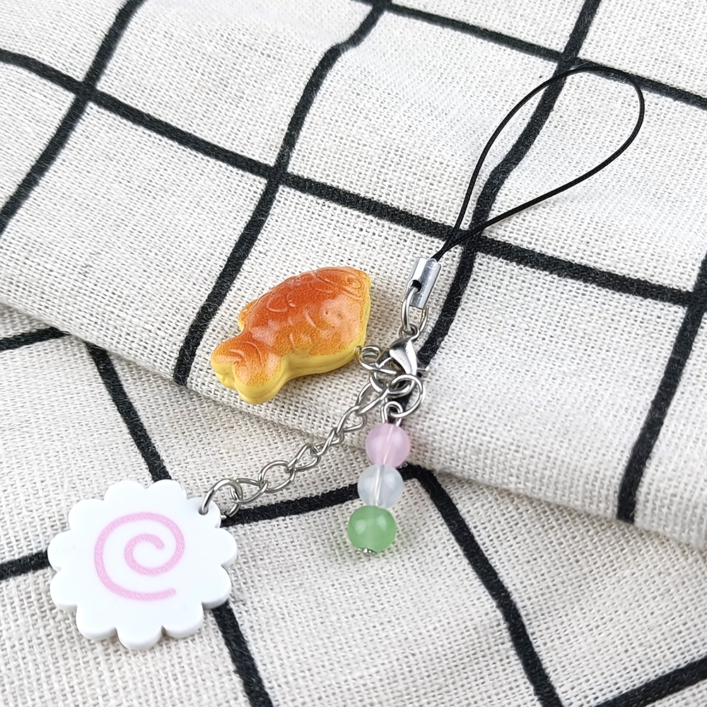 Cute Japanese Street Food Bead - Phone Accessories For Teen Girls ulasan dan harga
