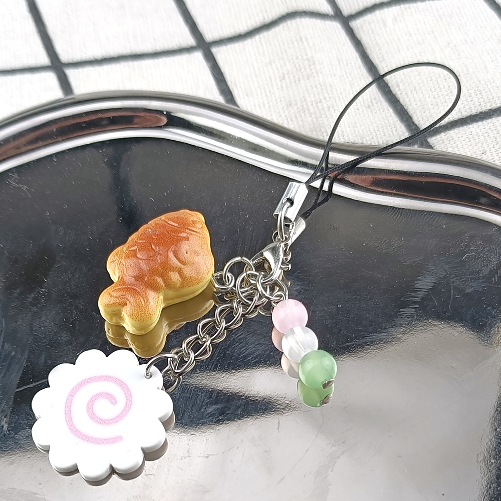 Cute Japanese Street Food Bead - Phone Accessories For Teen Girls ulasan dan harga