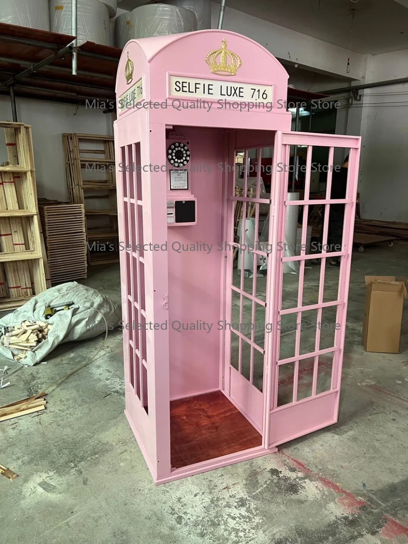 Pink British Phone Booth Londo - Phone Accessories London ulasan dan harga