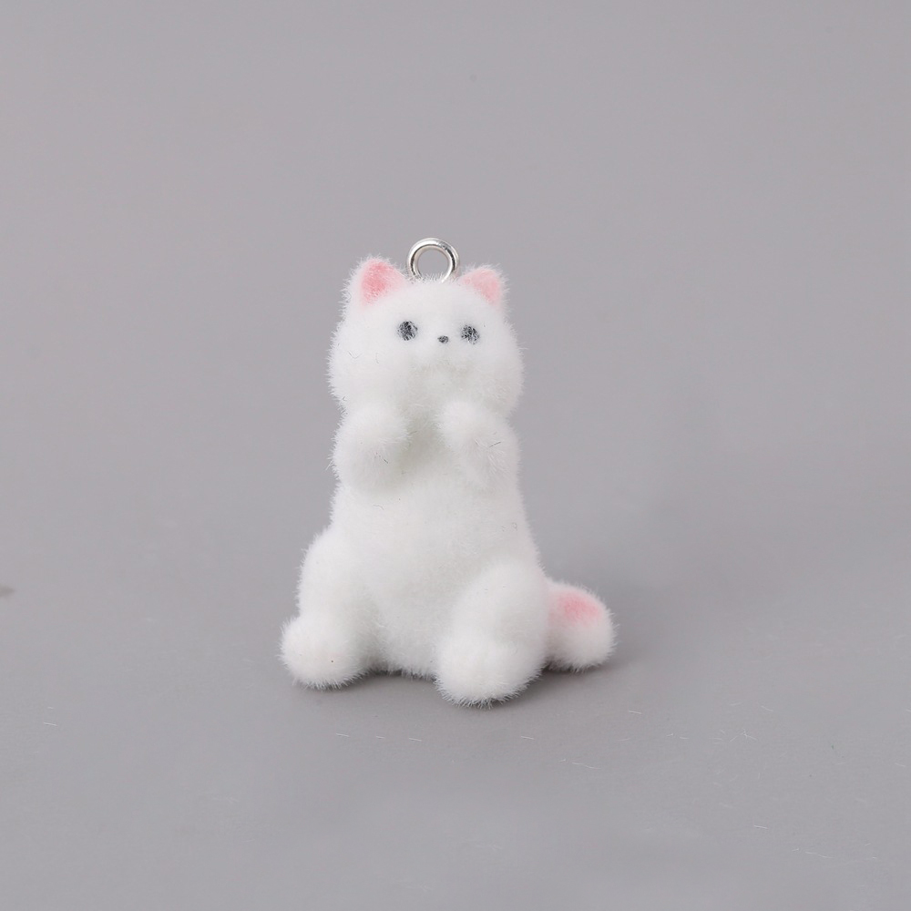 2pcs Flocking Little Cat Resin - Phone Accessories Chain ulasan dan harga