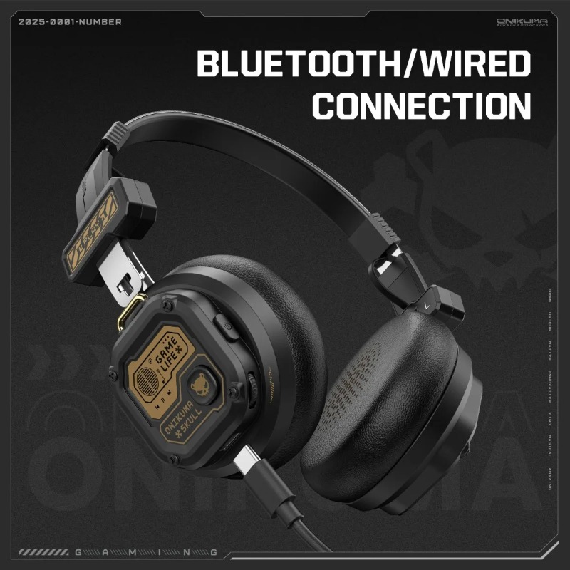 Onikuma Bluetooth Headphones O - Type C Adapter ulasan dan harga