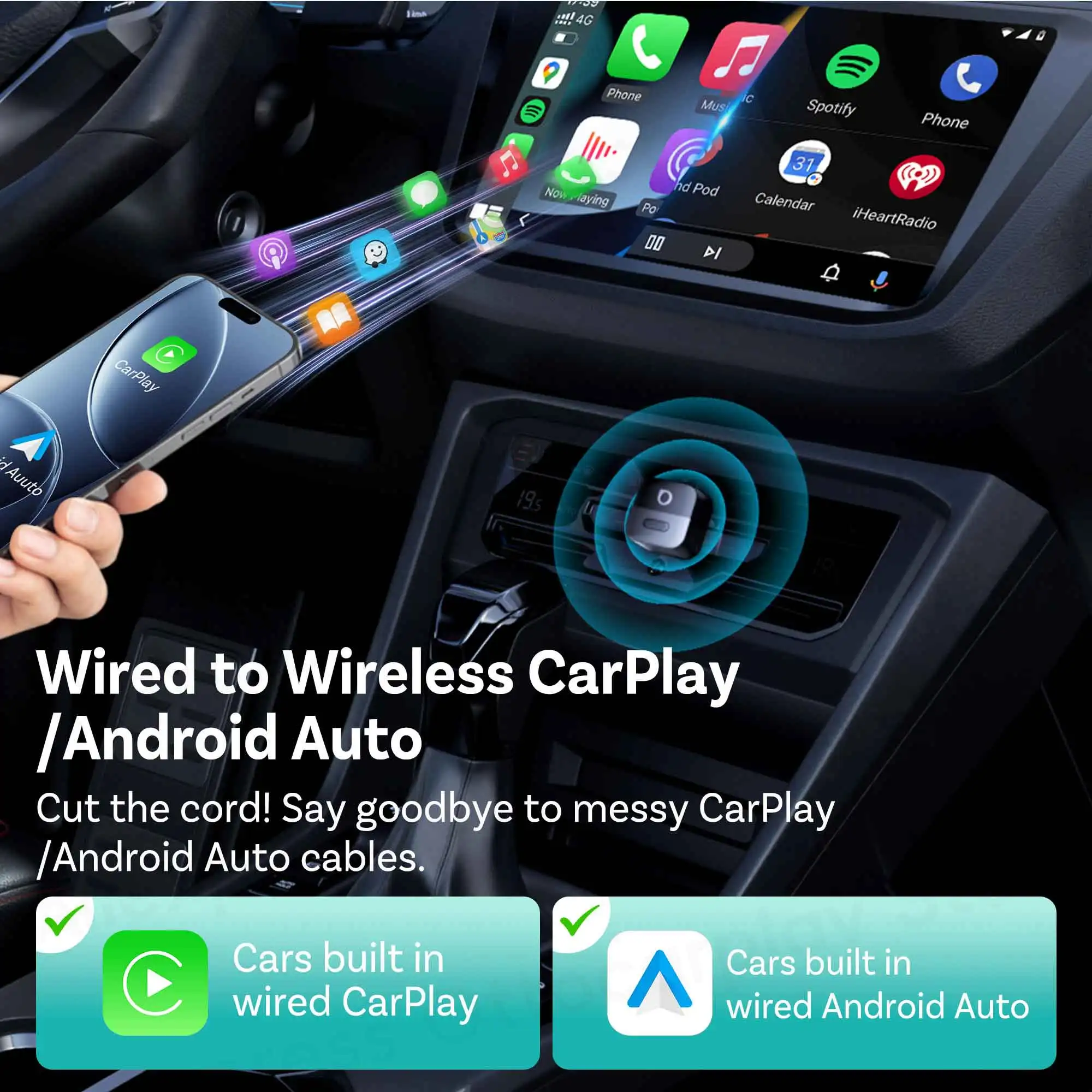 OTTOCAST Mini Pico 2026 Wirele - Phone Accessories For Android ulasan dan harga