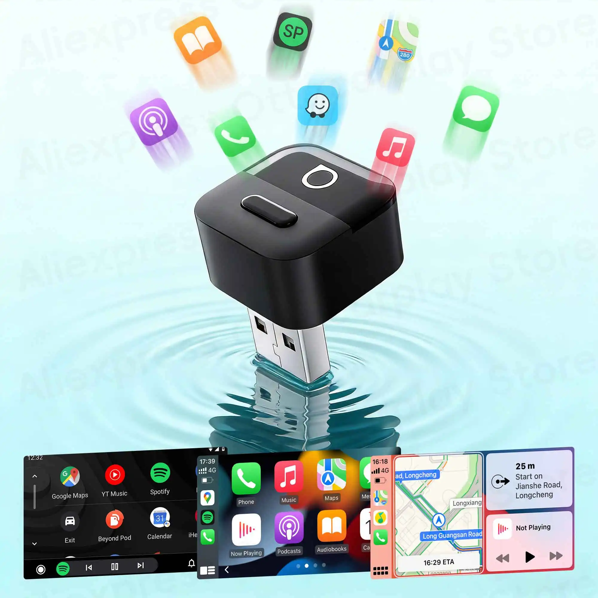 OTTOCAST Mini Pico 2026 Wirele - Phone Accessories For Android ulasan dan harga